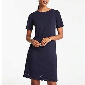Ann Taylor navy blue dress